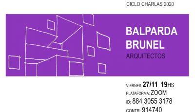 CHARLA OBRA CONSTRUIDA BALPARDA | BRUNEL | ARQ